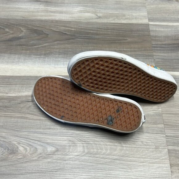 Vans off the Wall flowers & mushrooms unisex Mens size 7 / women’s size 8.5 - Picture 8 of 10